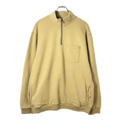GAP ギャップ ハーフジップ ポケットスウェット ベージュ(メンズ M)中古 古着 X2537