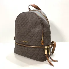 【中古品】 MICHAEL KORS マイケルコース BACKPACK バックパック リュック  RHEA ZIP リアジップ MD ミディアム 30S7GEZB1B 【188-260123-ny-02-fuz】