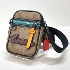 【中古品】 COACH コーチ ミニショルダーバッグ カバン F72930 シグネチャー 【180-260123-ny-04-fuz】
