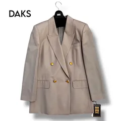 【DAKS】新品　金ボタン ダブルブレスト テーラードジャケット