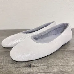 EMU エミューオーストラリア Mira2.0 Metallic 内ボア バレエシューズ フラットシューズ W8 25cm シルバー