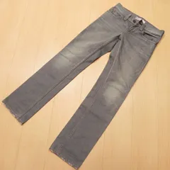 (908★ Levi's リーバイス 511 SLIM スリム ユーズド加工 グレー ジーンズ デニムパンツ W29 古着