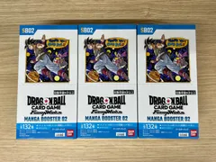 マンガブースター02 3BOX ドラゴンボールフュージョンワールド 新品 未開封 テープ付き