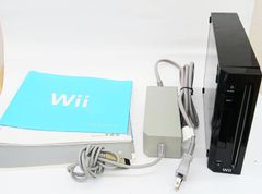 【美品/付属品あり】Wii 本体 Nintendo Wii 本体 ブラック Wiiリモコン 付属品あり 任天堂 - メルカリ