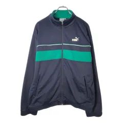 PUMA プーマ トラックジャケット スポーツ ネイビー(メンズ M)中古 古着 X2541