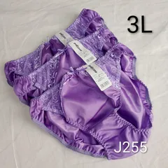 (J255)【3L3枚】 レディースショーツ XXL まとめ売り パンツ セット トリコット ショーツ 下着