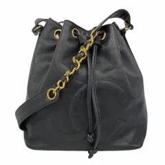 シャネル(Chanel) シャネル ショルダーバッグ チェーンショルダー キャビアスキン ブラック レディース
