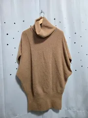 TIME タートルネック ニット カシミア ブラウン Free