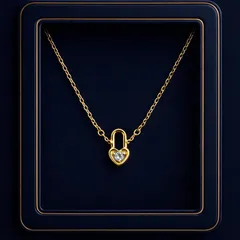 157N【可憐】一粒CZ ハートネックレス 小粒 S925 K18コート 金属アレルギー対応 ゴールド プレゼント 記念日 極小 普段使いにぴったり さり気ない存在感 鍵 大切な人