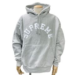 Supreme アーチロゴ フーディ グレー Old 2000aw L 紙タグ - メルカリ
