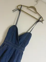 デニムオールインワン