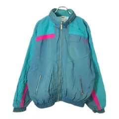 90年代 PUMA プーマ ナイロンジャケット スポーツ グリーン(メンズ L)中古 古着 X2545