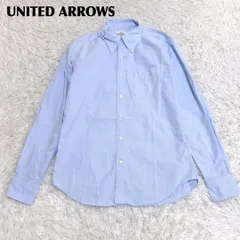 【美品】UNITED ARROWS M 水色 ドレスシャツ