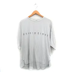 ジェラートピケ gelato pique 部屋着 ルームウェア ナイトウェア 半袖 Tシャツ ロゴ 1 グレー 灰 /KT8