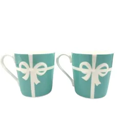 TIFFANY＆CO.　ティファニー ブルーリボン ペアマグカップ　食器　