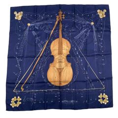 極美品 HERMES エルメス スカーフ シルク カレ90 球体が奏でる音楽 La