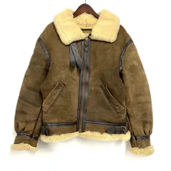 【中古品】AVIREX アヴィレックス 33H5595 USA製 B-3 MOUTON FLIGHT JACKET ビースリー マウンテン フライト ジャケット アウター 【146-260126-cs-19-izu】