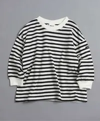 無地・ボーダーTシャツ　BREEZE J106926　オフホワイト