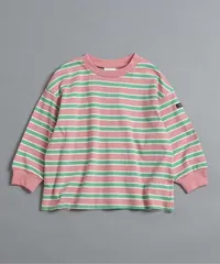 無地・ボーダーTシャツ　BREEZE J106926　ピンク