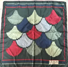 LANVIN 　シルク　100％　SILK　大型　スカーフ　01d72.2