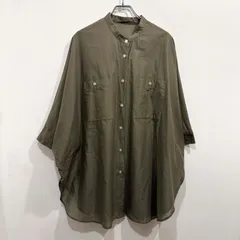 【2024SS】 JOURNAL STANDARD relume コットンボイルドルマンスリーブシャツ ギャザー カーキ【送料込み】