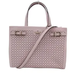 ケイトスペード KATE SPADE ハンドバッグ ショルダー 2way パンチング ロゴ ピンク /JS