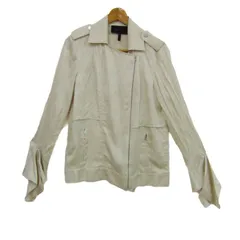 ビーシービージーマックスアズリア ライダースジャケット アウター ブルゾン レディース Sサイズ ベージュ BCBGMAXAZRIA 【中古】のサムネイル