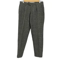 ジャブスアルキヴィオ giab's ARCHIVIO CUCITO IN FIRENZE ツイード ウール センタープレス スラックス メンズ EUR：46-48 