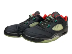 NIKE (ナイキ) ×CLOT(クロット) AIR JORDAN 5 RETRO LOW SP JADE エアジョーダン5 レトロ ジェイド スニーカー DM4640-036 29cm US11 ブラック メンズ/036