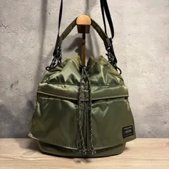 PORTER PX TANKER 2WAY TOOL BAG セージグリーン ショルダー 巾着