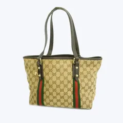 グッチ(Gucci) グッチ トートバッグ GGキャンバス シェリーライン 137396 キャンバス ブラウン レディース