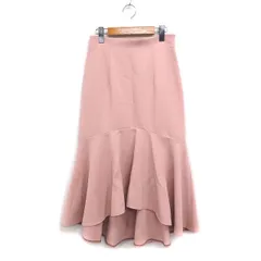 スナイデル SNIDEL マーメイド スカート ロング丈 無地 1 ピンク /FT41
