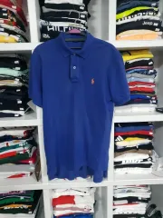 ポロ ラルフローレン ブルー 半袖 95? ポロシャツ