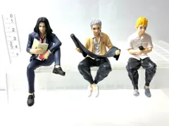 東京リベンジャーズ ちょこのせプレミアムフィギュア 3体セット 場地圭介 三ツ谷隆 花垣武道 SEGA 1/26