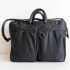 【定番】PORTER 【タンカー 2室 2WAY ショルダー バッグ】ポーター ナイロン ブラック TANKER BAG 26010579