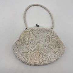 希少 昭和レトロ 高級 総ビーズバッグ 和装 洋装 ヴィンテージ 花柄