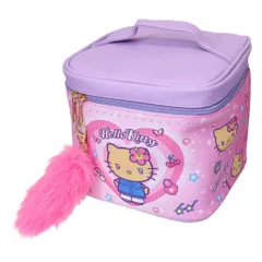 ハローキティ コスメポーチ ミラー付きバニティポーチ ギャル3 Y2K サンリオ 畑山商事 小物入れ 化粧ポーチ 大容量 キャラクター グッズ 