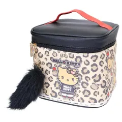 ハローキティ コスメポーチ ミラー付きバニティポーチ ギャル3 BR サンリオ 畑山商事 小物入れ 化粧ポーチ 大容量 キャラクター グッズ 