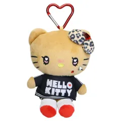 ハローキティ ミニポーチ マスコットポーチ ギャル3 BR サンリオ 畑山商事 カラビナ付き 小物入れ キャラクター グッズ 