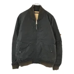 ALPHA INDUSTRIES アルファ インダストリーズ MA-1 フライトジャケット ミリタリー ブラック(メンズ X-LARGE)中古 古着 X2570