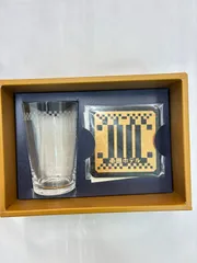 N 処分価格【中古品】帝国ホテル　グラス　コースター セット 記念品 コレクション