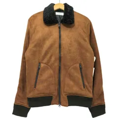 アズールバイマウジー AZUL by moussy ECO SUEDE G-1 BLOUSON スエード 襟ボア ジャケット メンズ JPN：M のサムネイル