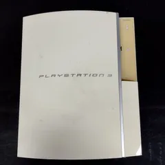 【D34779】PLAYSTATION®3 40GB CECHH00 CW セラミック・ホワイト　※ジャンク