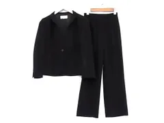 ■美品■ Chloe クロエ ポリエステル100％ 冠婚葬祭 ブラックフォーマル スーツ ジャケット パンツ サイズ5 洋服 ブラック系 FR4540