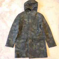 ハイドロゲン HYDROGEN フーデッドコート ／ サイズ12（キッズ・ジュニア・レディース） イタリア製 ウール混 スペシャルエディション カモフラ風のサムネイル