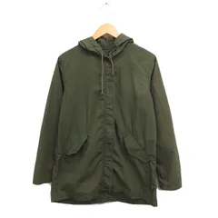 シューラルー SHOO・LA・RUE モッズコート ミディ丈 無地 綿混 L カーキ /FT45