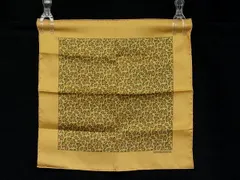 ■新品同様■ HERMES エルメス カレ45 プチカレ ガヴロッシュ シルク100% ハンカチーフ ポケットチーフ ベージュ系 FT3500