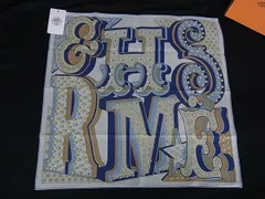 ■新品■未使用■HERMES エルメス ELECTRIQUE【エレクトリック】カレ45 プチカレ ガヴロッシュ コットン100％ ハンカチーフ  FU6912