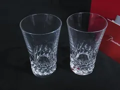 ■新品同様■ Baccarat バカラ グラスジャパン グローリア クリスタルガラス タンブラー テーブルウェア 2客セット クリア BS1611