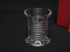 ■新品同様■ Baccarat バカラ ラランド クリスタルガラス 花瓶 オブジェ インテリア 置物 クリア BR1431のサムネイル